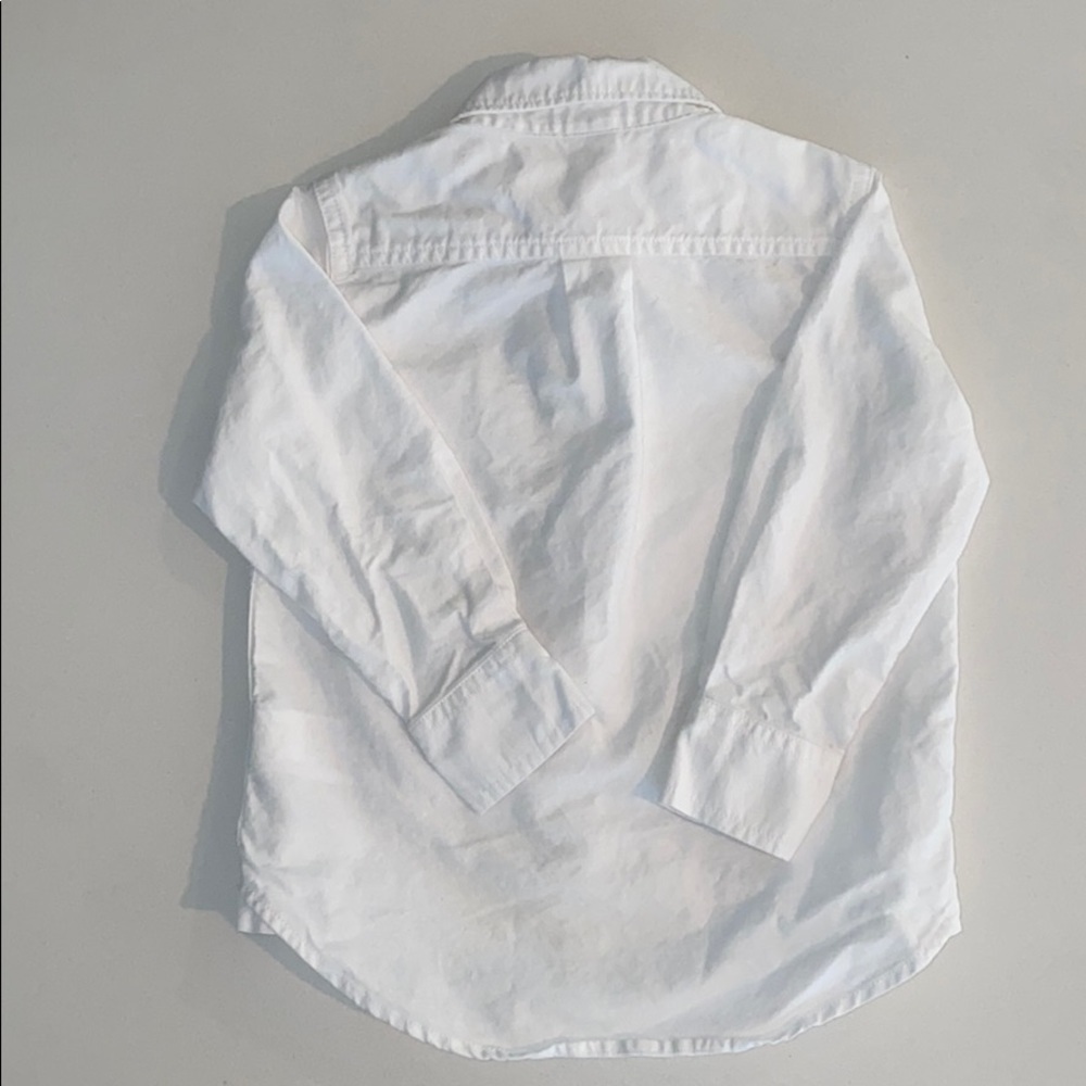 Gap Kids White Collared Button Down - Picture 3 of 5